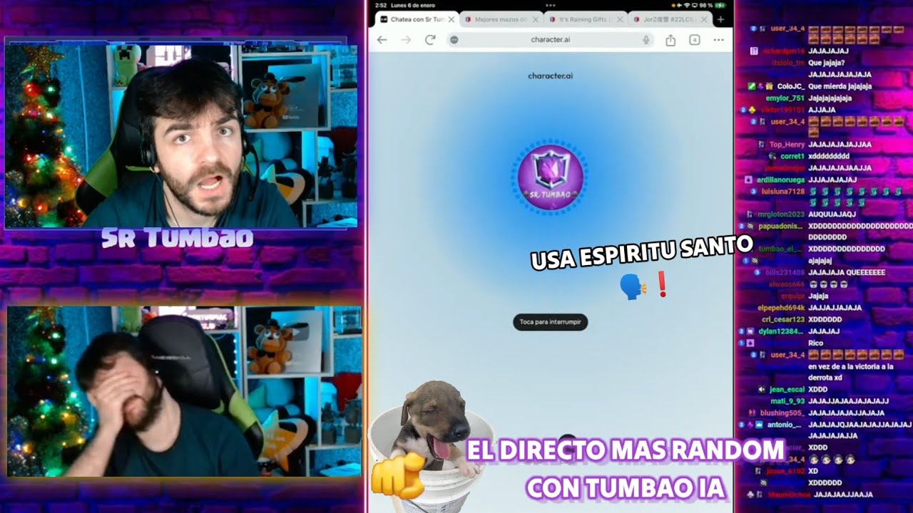 1 HORA DEL DIRECTO MAS RANDOM DE TUMBAO IA 😂 
