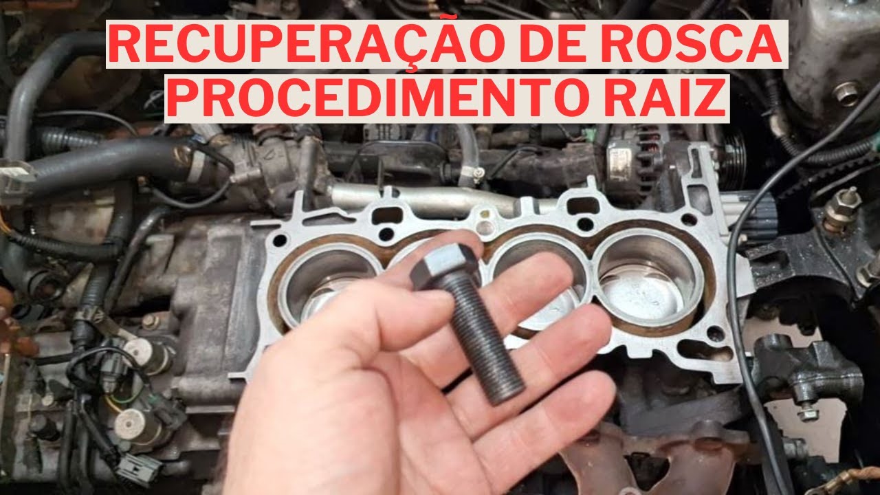 Honda Civic 2000 - Motor c/ Vazamento Complicado! (Recuperação de Rosca Procedimento Raiz)