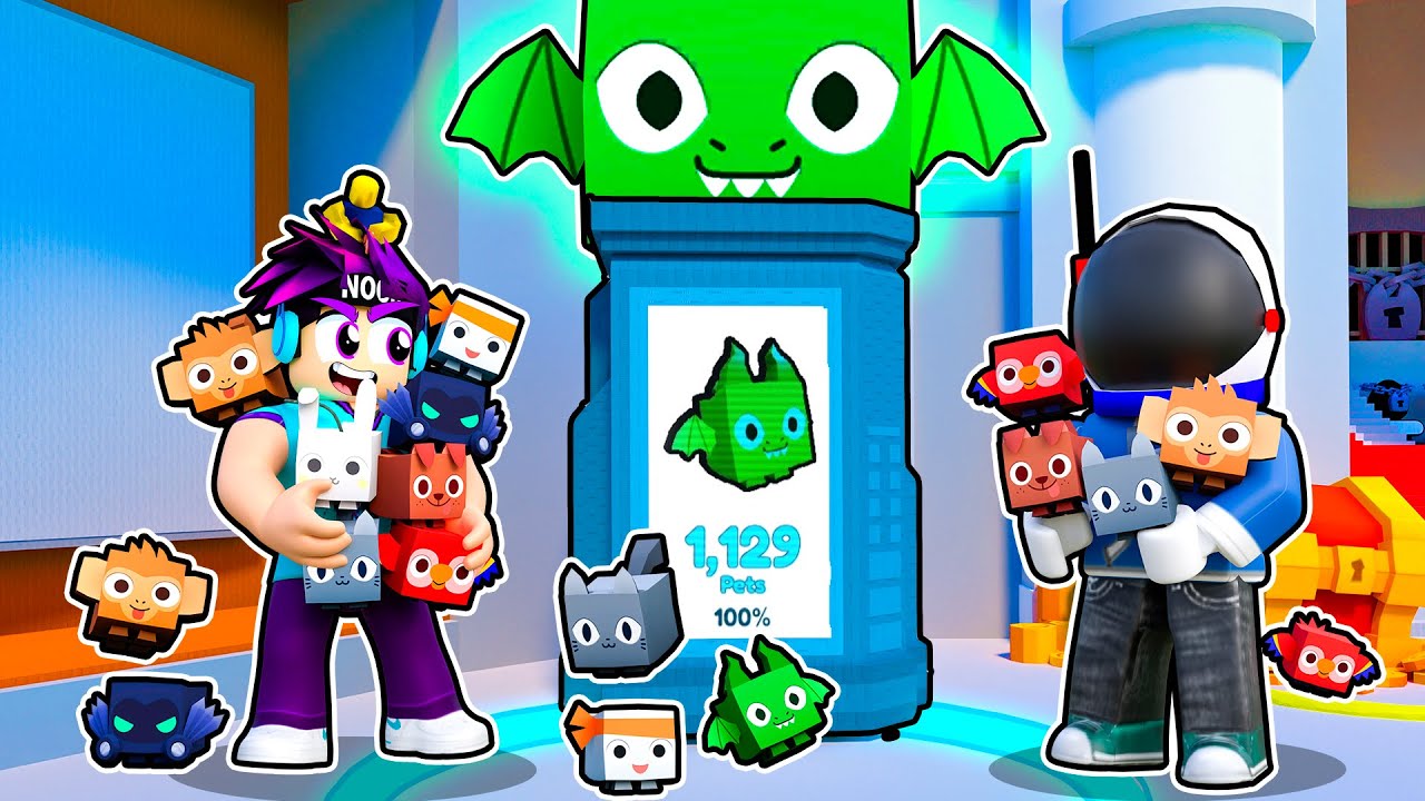 RACE To Get EVERY PET in Pet Simulator X... WINNER Gets HUGE DRAGON!