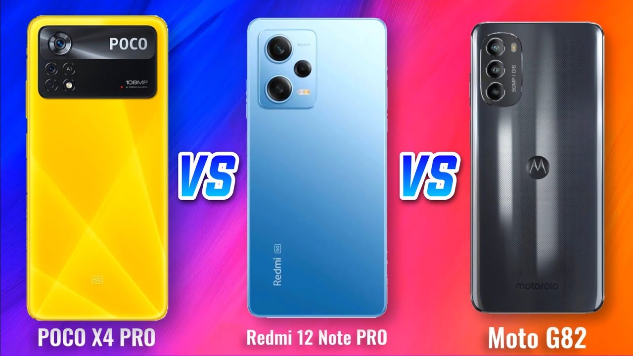 Top Budget Gaming 🎮 Phone POCO X4 PRO vs ⚡ Redmi Note 12 PRO+ vs ⚡ Moto G82 Full Comparison