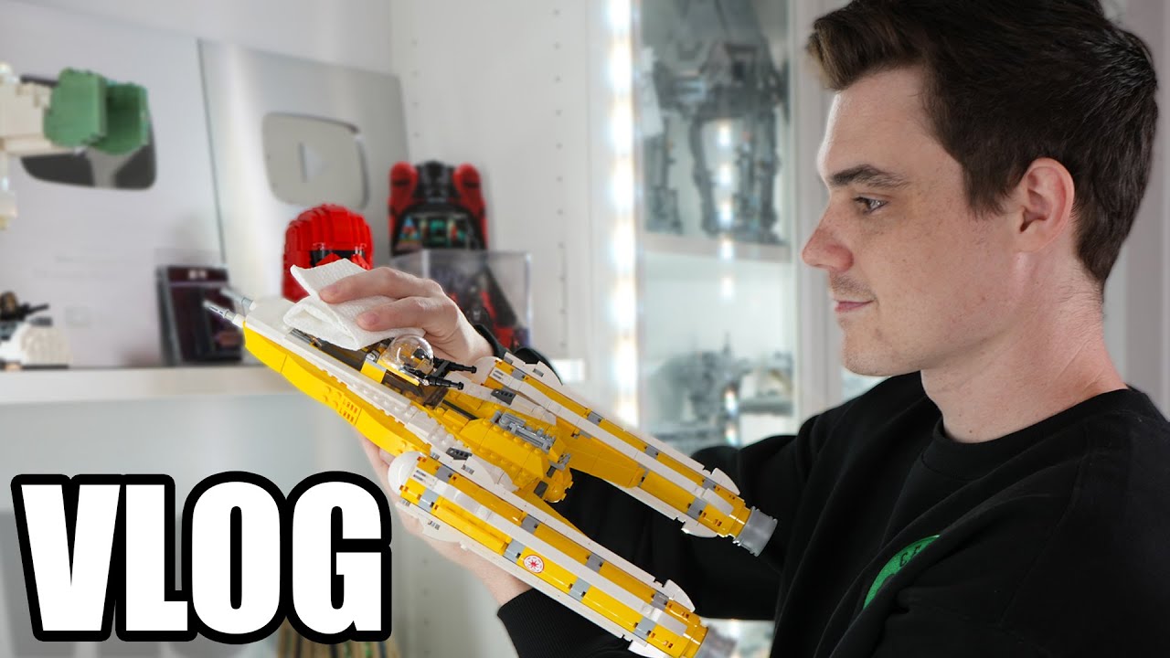 Finishing My LEGO STAR WARS Display Cases! (MandR Vlog)