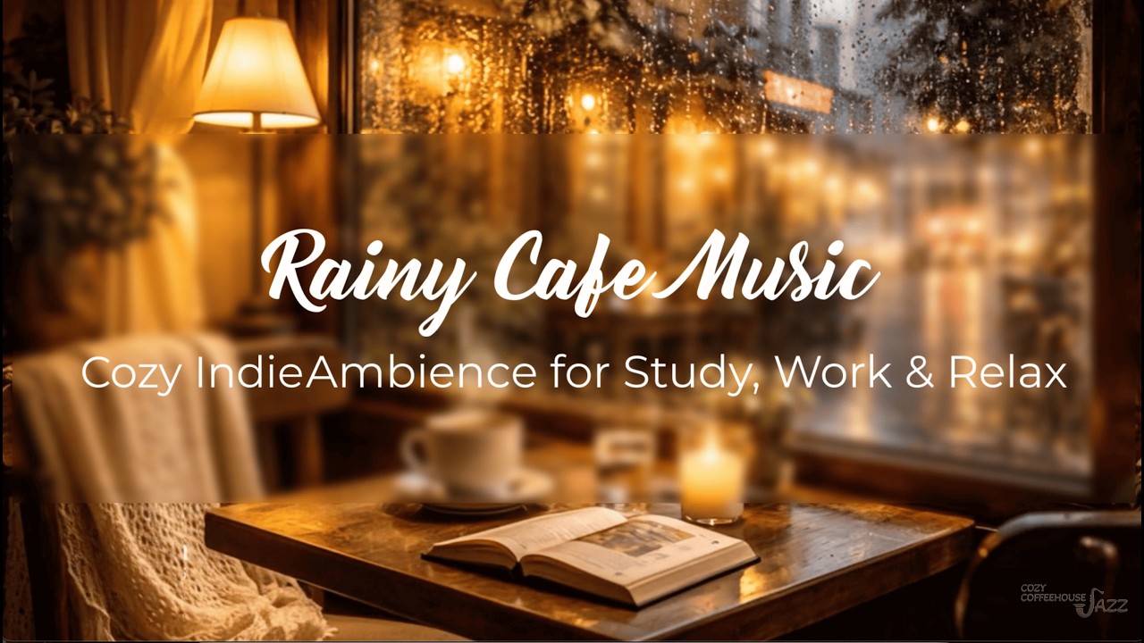 Rainy Cafe Music — Cozy Indie Ambience for Study, Work & Relax ☕🌧