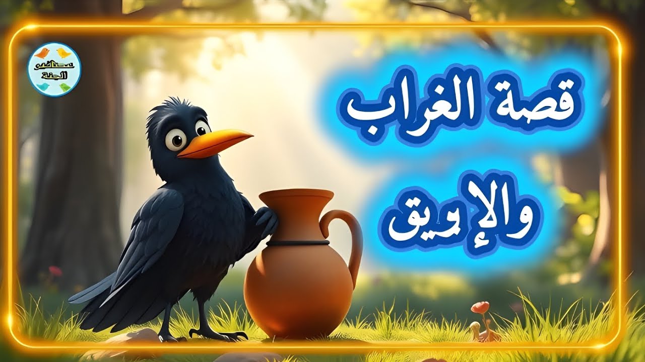 قصة الغراب والإبريق The story of the crow and the pitcher