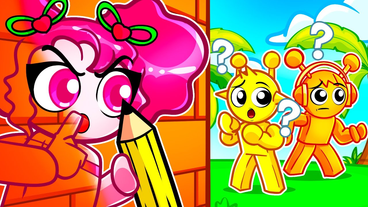 SPRUNKIS virando o que você DESENHA no ROBLOX!