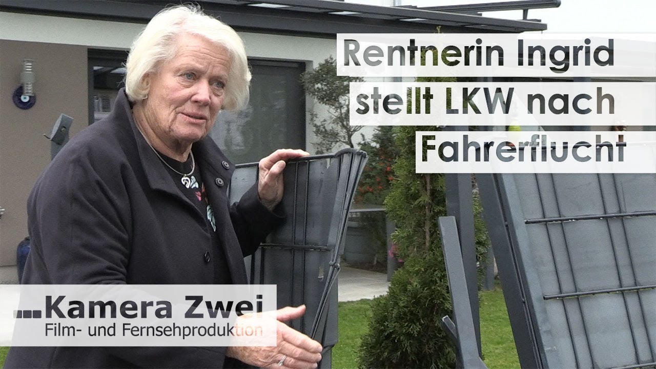 Rentnerin Ingrid (77) stellt LKW-Fahrer nach Fahrerflucht | Kamera Zwei