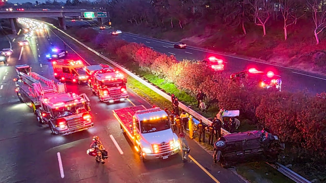 Three Ejected After Stolen Hyundai Crashes on Hwy 178 in Bakersfield