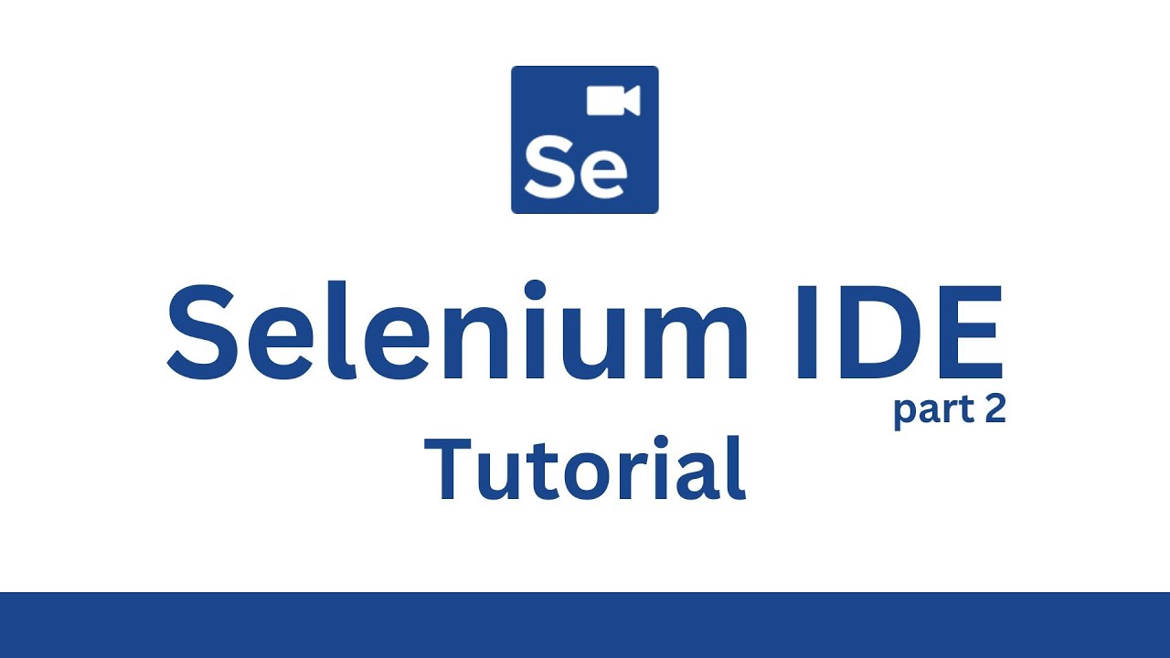 How to record a web test using Selenium IDE and create a test suite