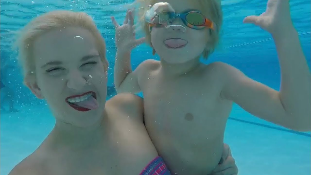 Babysitting at the Pool (Rocks)