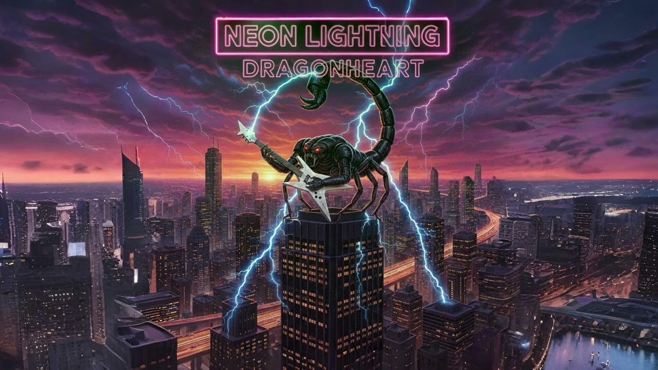 DRAGONHEART - Neon Lightning | 80s Hard Rock Anthem - SCORPIONS STYLE