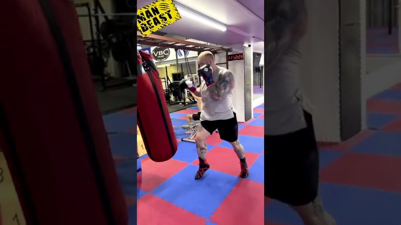 The Mountain Hafthor Bjornsson technical boxing training and skipping in prep for Eddie Hall
