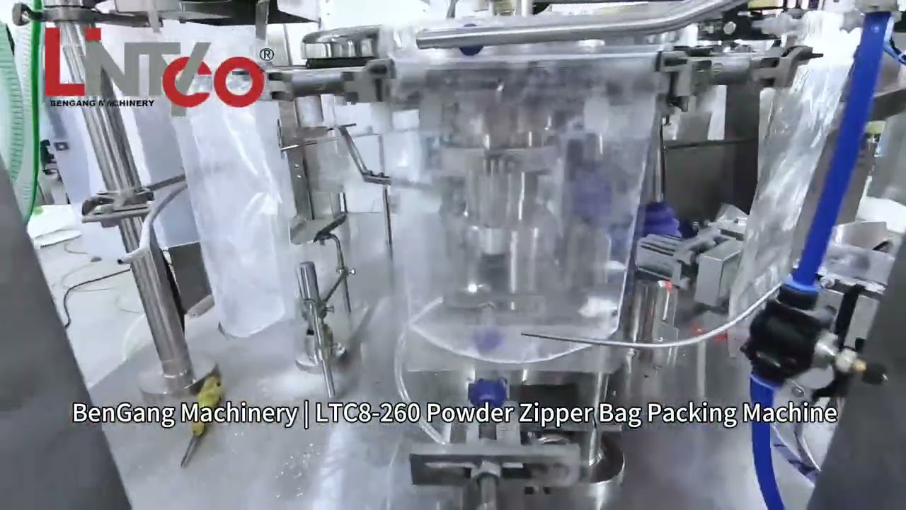 1kg / 500g powder zipper bag packing machine  | Auger Filler  | Sealing Machine  |  Doypack