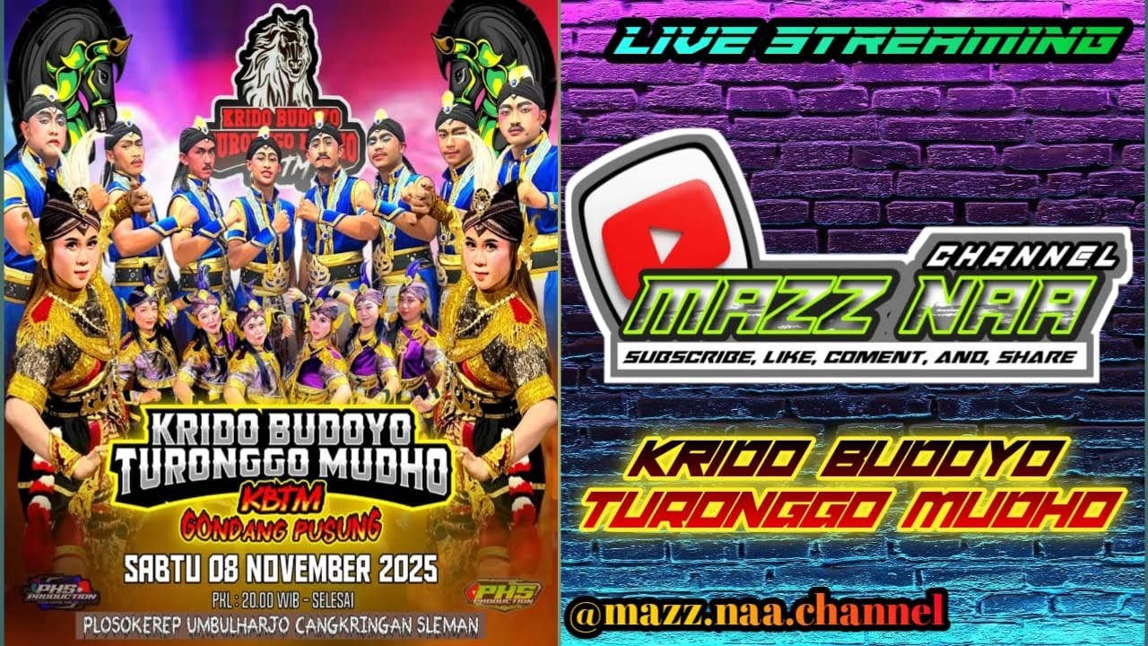 #Live streaming kesenian Jathilan KBTM Gondang pusung 📍 Plosokerep, Umbulharjo, Cangkringan , Sleman