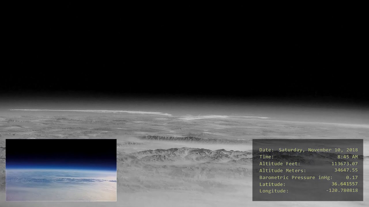 High Altitude Balloon 18 (Infrared Camera)