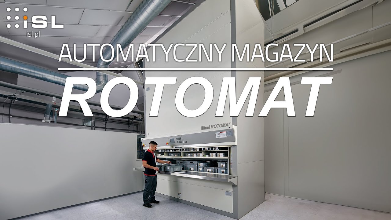 ISL: Rotomat– automatyczny regał magazynowy | Automatyzacja Procesu Składowania i Szybka Kompletacja