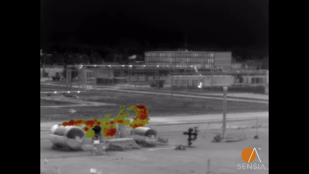 SENSIA's Optical Gas Imaging (OGI):  Gas detection