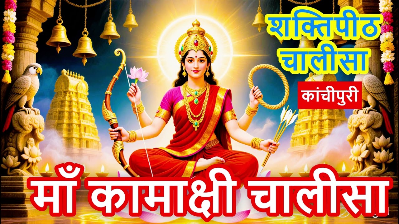 🌺🌺 माँ कामाक्षी चालीसा  🌺🌺 Maa Kamakshi Chalisa  कांचीपुरम शक्तिपीठ की महिमा  Powerful Devi Prayer 🌺