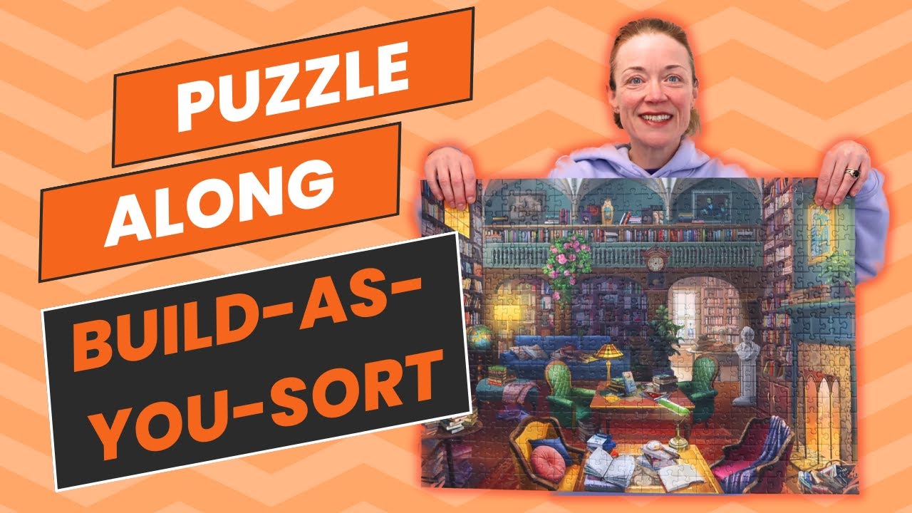 Головоломка «Создай и сортируй»: библиотека снов от Ravensburger #головоломка #jigsawpuzzle