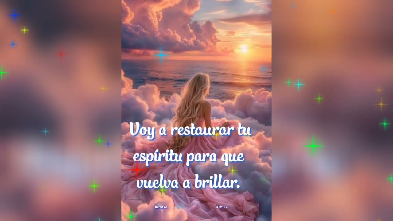 Estoy restaurando tu espíritu para que vuelvas a brillar 