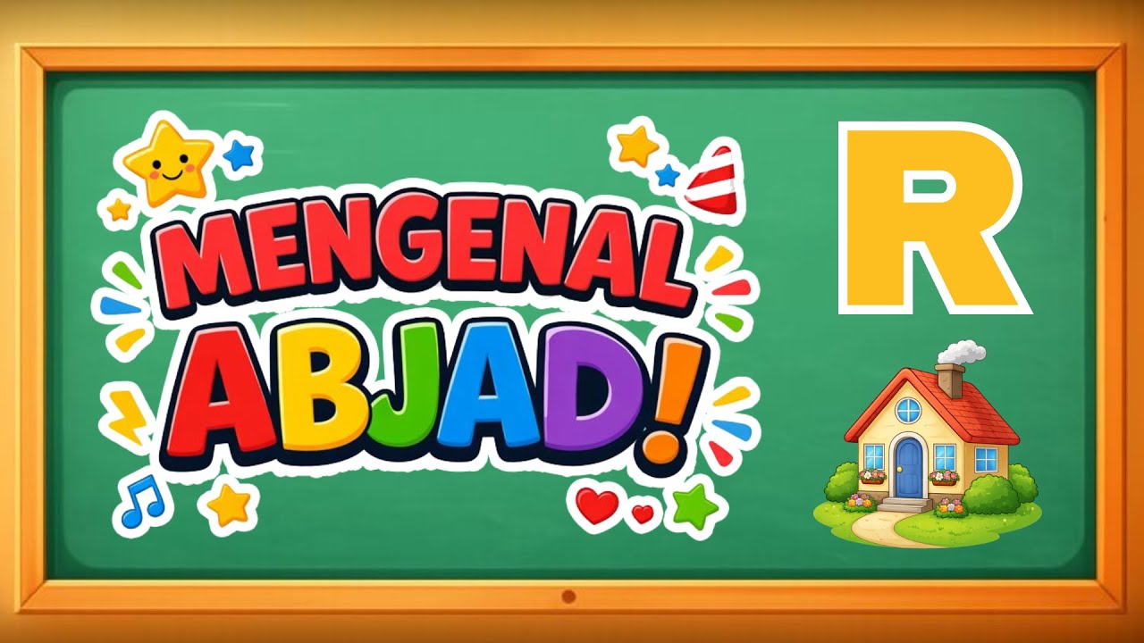Mengenal ABJAD dengan MUDAH | Huruf R