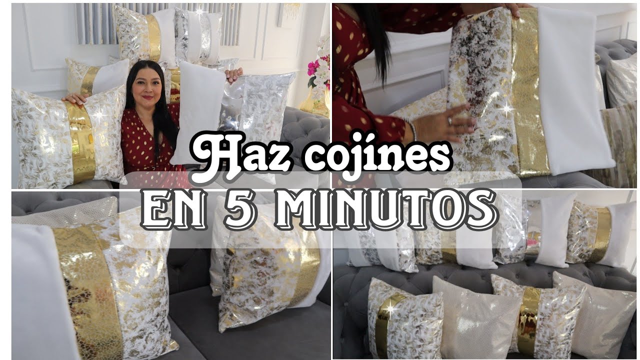 COMO HACER COJÍNES FÁCILES Y RÁPIDOS