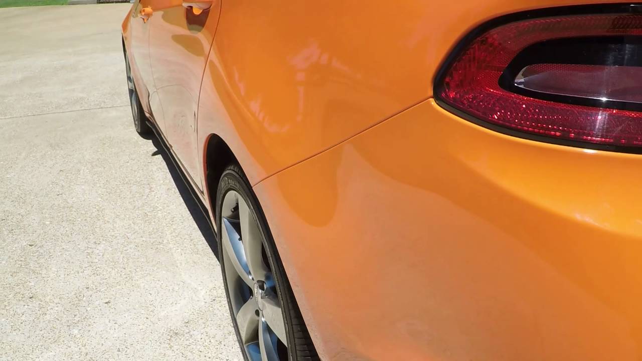 HD VIDEO 2014 DODGE DART GT HEADER ORANGE FOR SALE USED INFO WWW SUNSETMOTORS COM