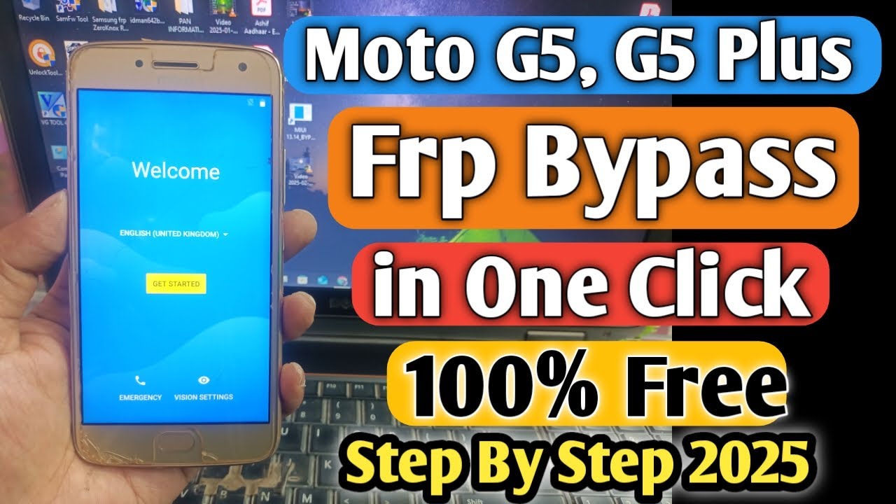 Moto G5, G5 Plus FRP Bypass Tool Free | All Motorola FRP Google Account Remove One Click | Moto FRP