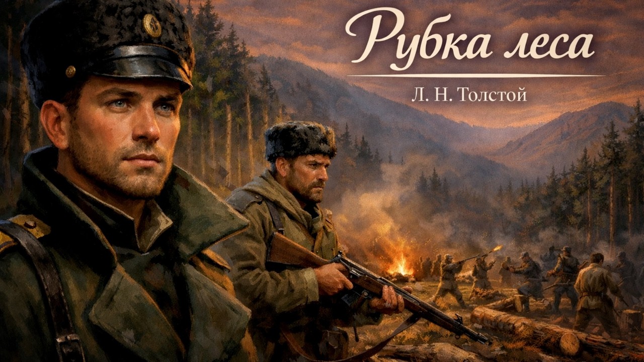 Рассказ «Рубка леса» | Л. Н. Толстой | Аудиокнига