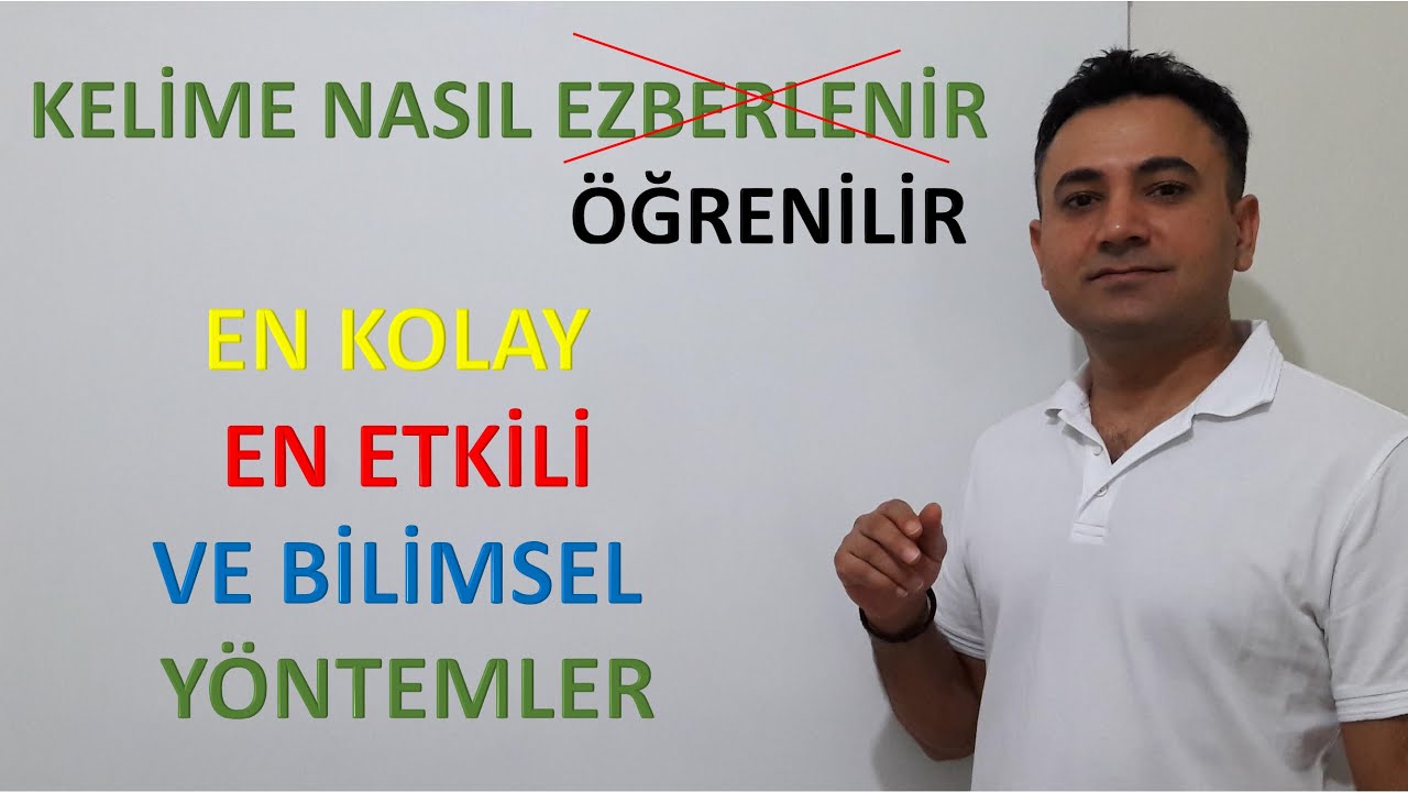 İNGİLİZCE KELİME NASIL ÖĞRENİLİR/KELİME NASIL EZBERLENİR/YDS KELİME/KELİME EZBERLEME YÖNTEMLERİ