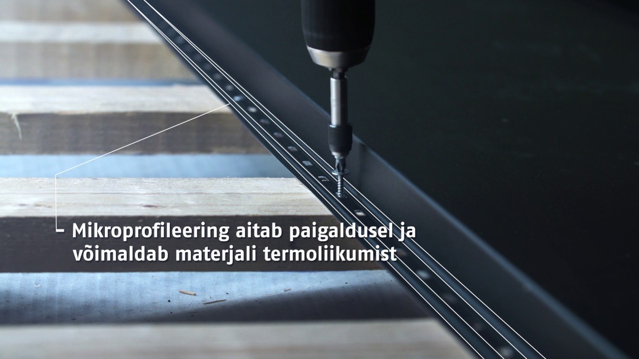 Uus Ruukki Classic NextGen katuseprofiil