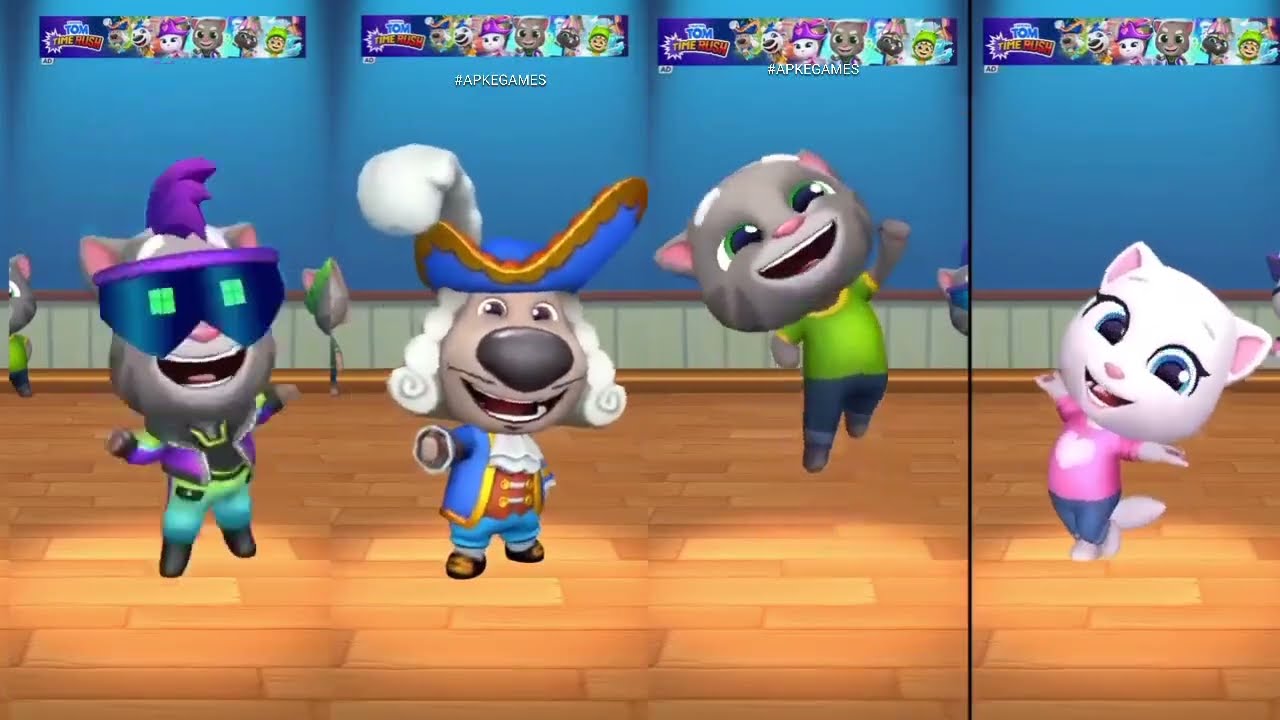 Talking Tom Time Rush Gameplay Android ios 
