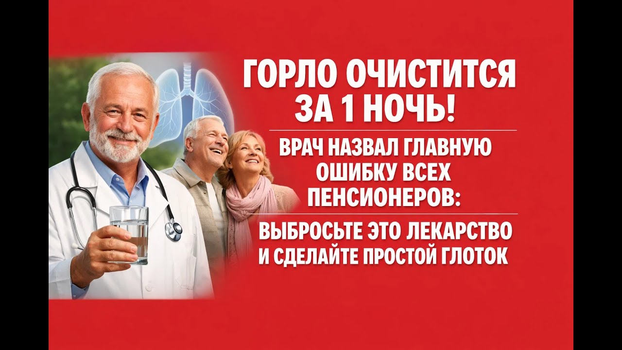 Врач с 40-летним стажем раскрыл тайну вечной мокроты: это убивает ваше дыхание, а не возраст