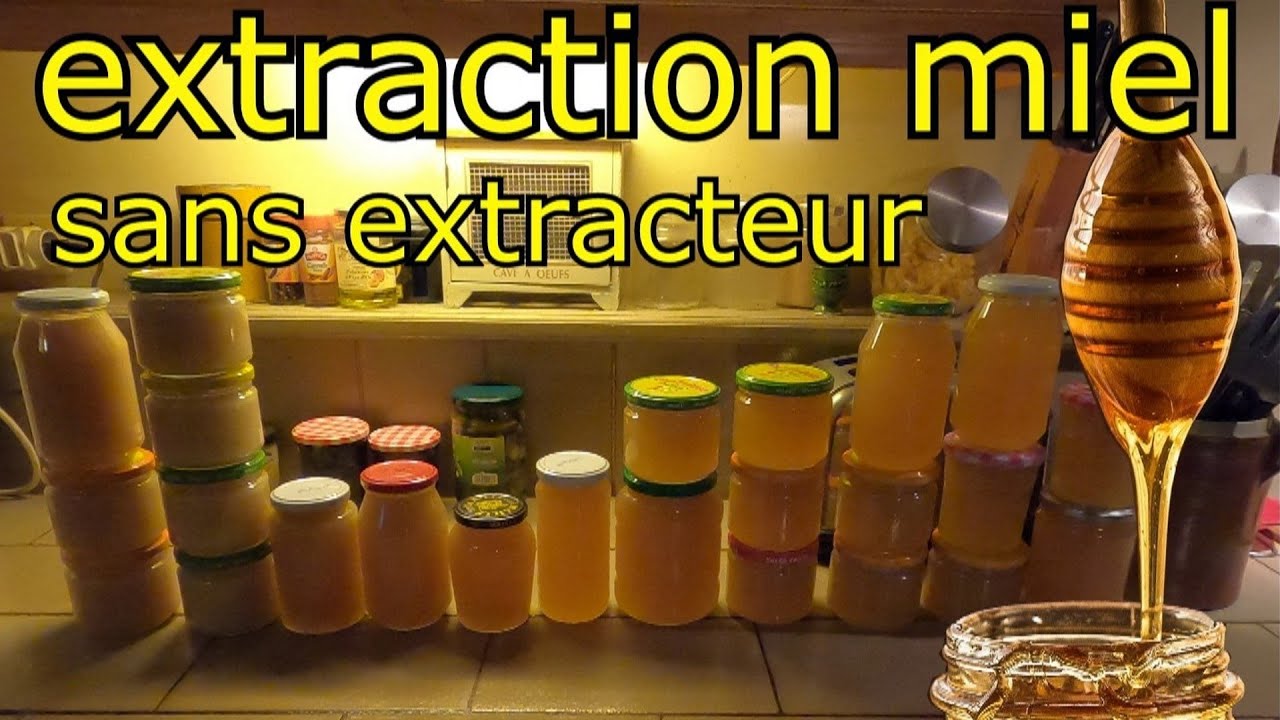 extraction miel sans extracteur