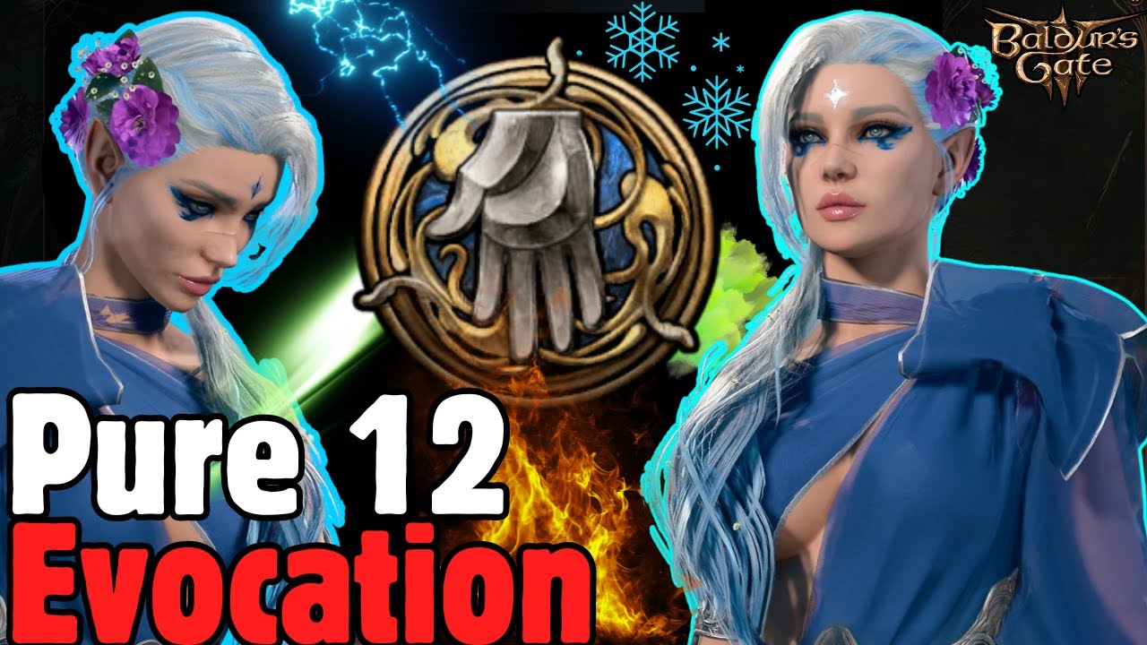 OP PURE 12 EVOCATION Wizard Build in Baldur's Gate 3