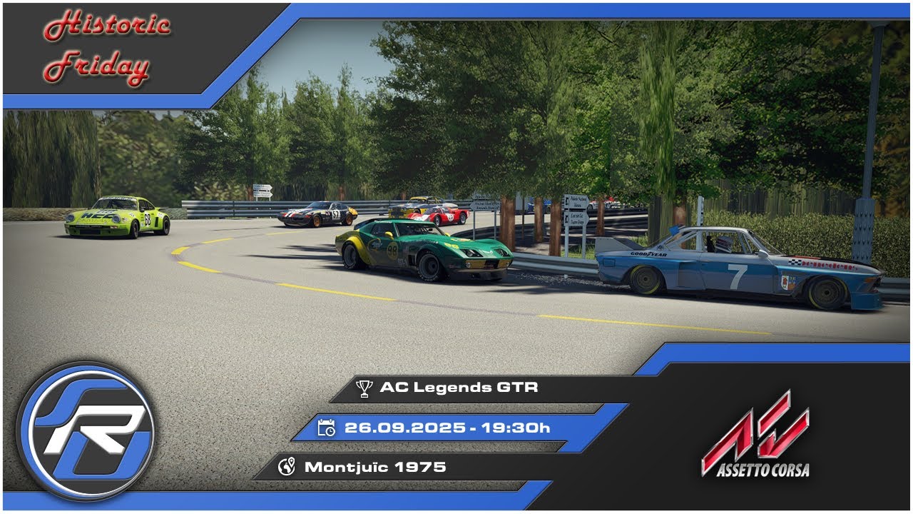 AC - SRU Historic-Friday | AC Legends GTR | Montjuich 1975 | 2025
