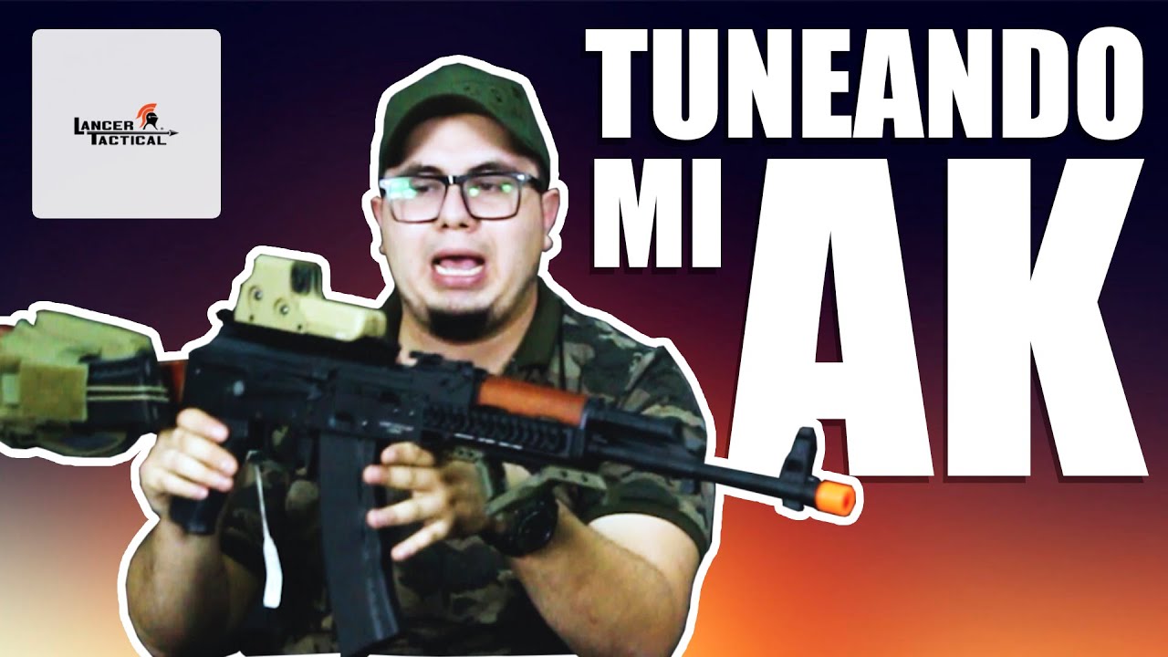 Customizando mi réplica AK de airsoft