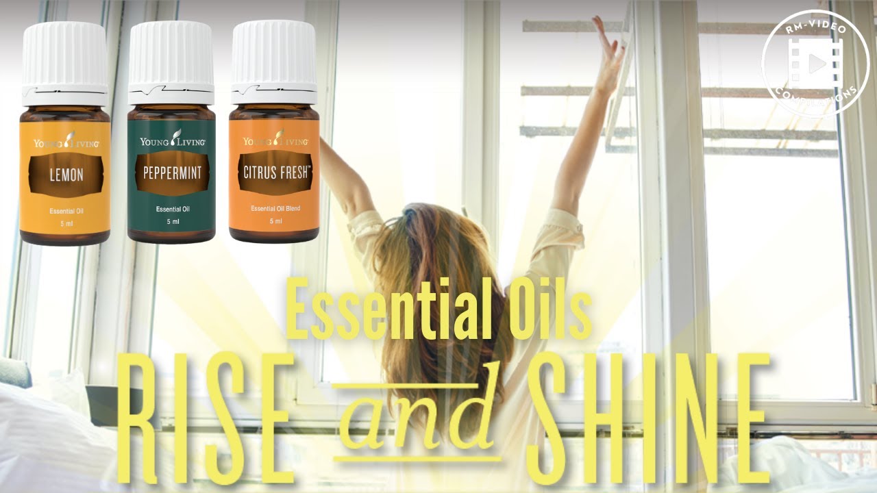 RISE AND SHINE ESSENTIAL OILS (LEMON, PEPPERMINT, CITRUSFRESH) || YOUNG LIVING PRODUCTS
