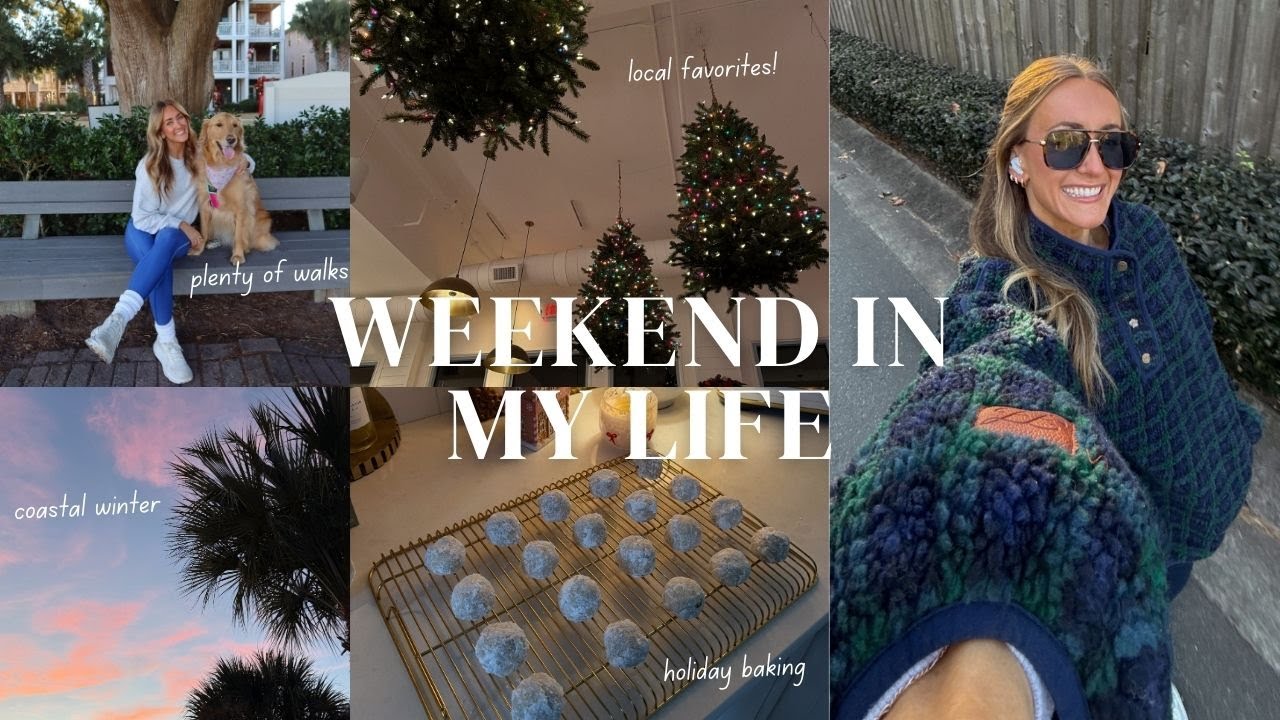DAYS IN MY LIFE: hosting my friend in wilmington! new holiday recipe,  cozy coastal activities!!