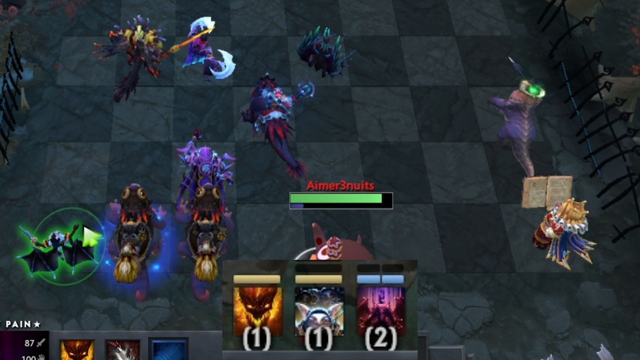 demon ft. arc warden - Dota Auto Chess DAC