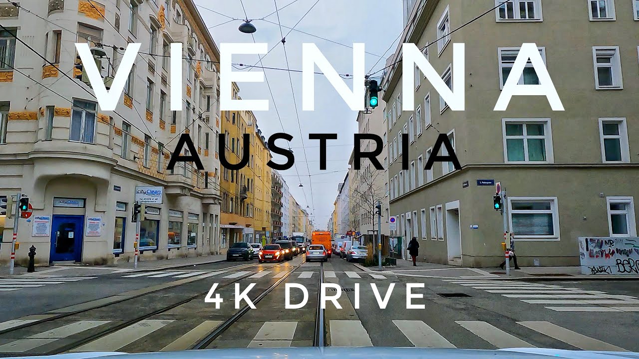 Driving in Vienna 4K -  Austria Capital - Wien