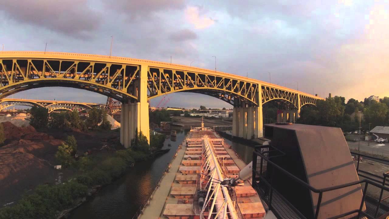 M/V Sam Laud on the Cuyahoga 18 Aug 13