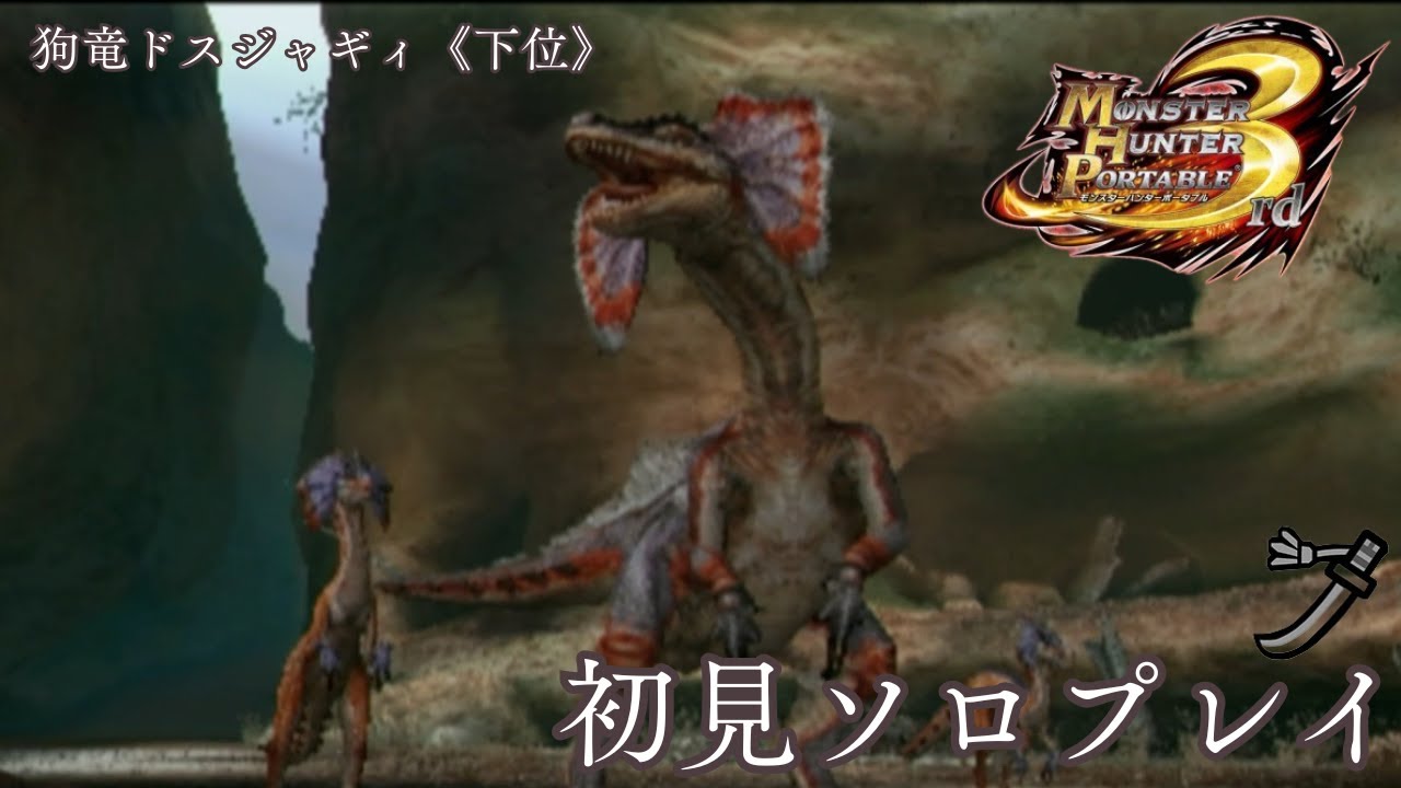 「狗竜」ドスジャギィ《下位》初見攻略[MH3rd]Monster Hunter 3rd