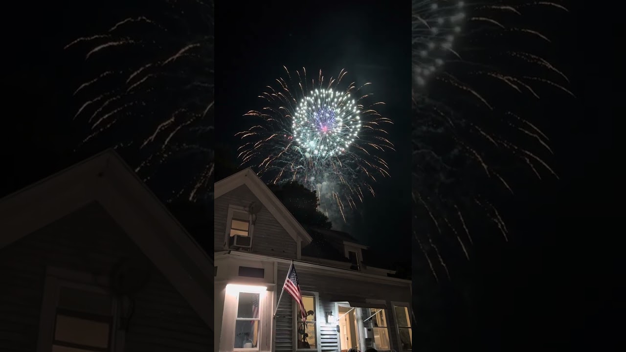 Happy the 4th of July (Fireworks in Worcester, MA 2024)