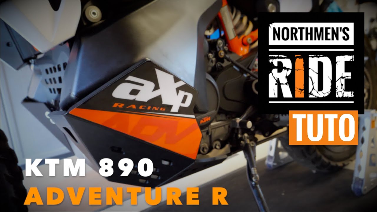 Northmen's Ride - Tuto Montage du sabot AXP Racing pour Ktm 890 Adventure R