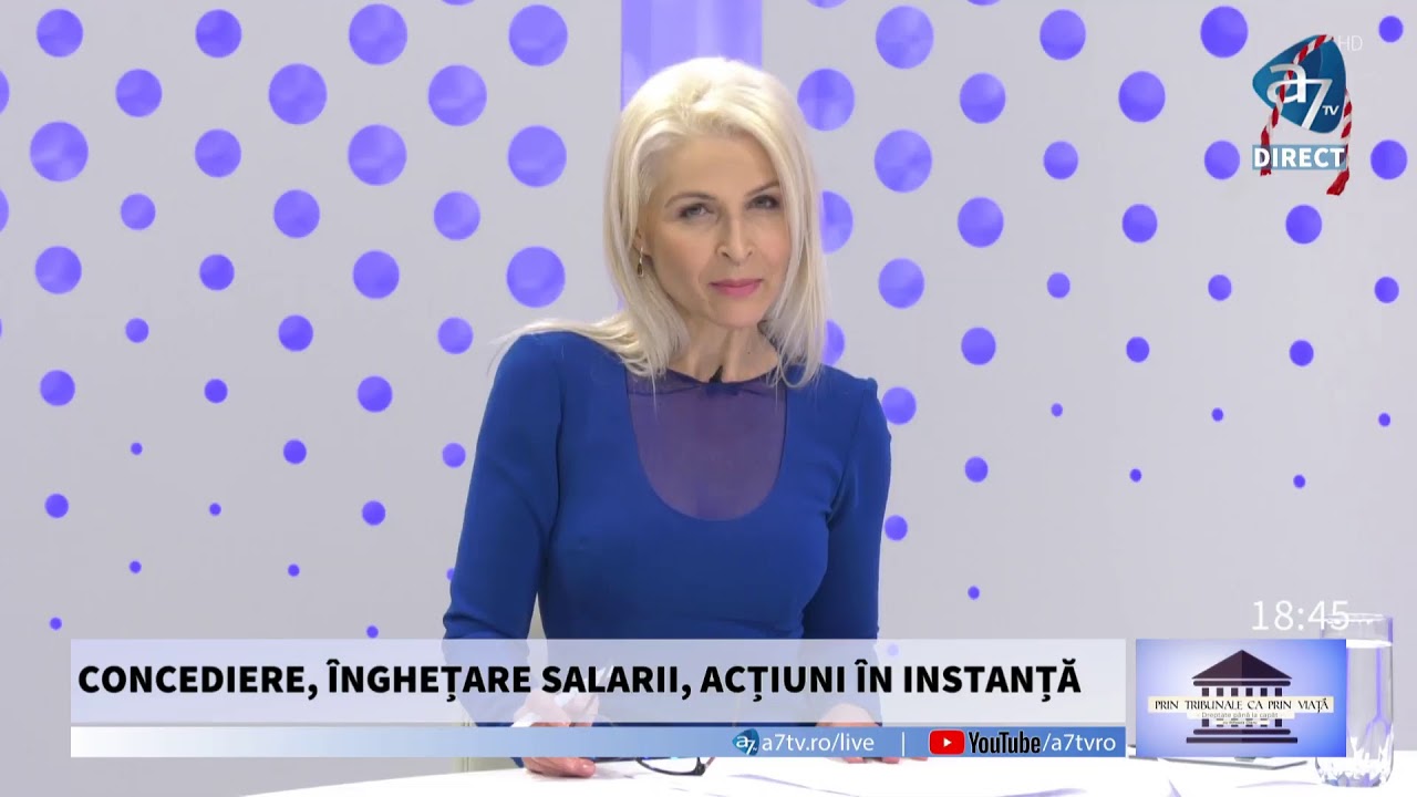 „Concedierea, ce spune legea și ce drepturi ai” - Prin tribunale ca prin viață cu Mihaela Olaru