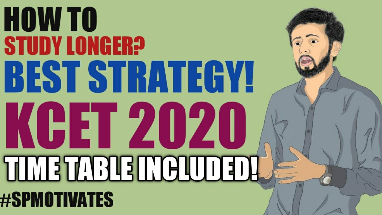 How To Study Longer?🧐 | Follow This Timetable!🔥 | KCET 2020! | #250💪🔥