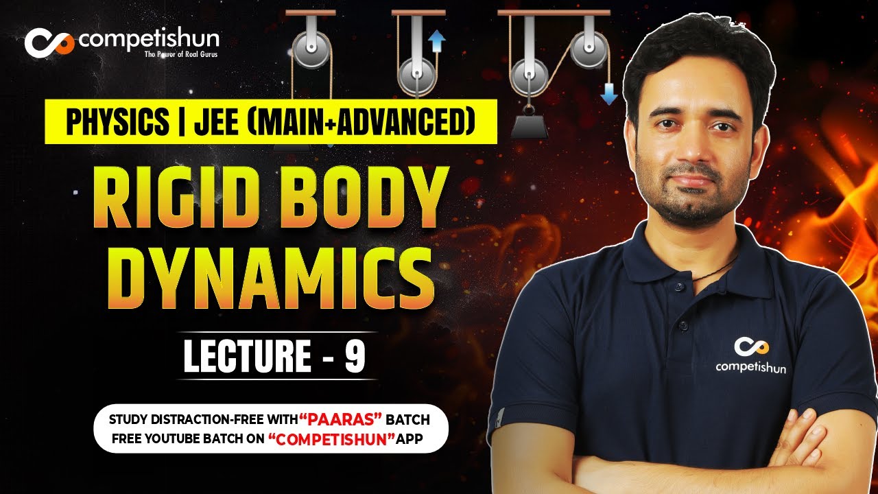 9 Combined translational and rotational motion | CTRM | Pure rolling | Rigid body dynamics | RBD