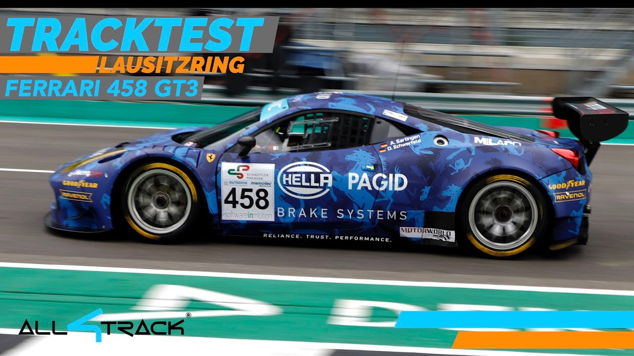 Tracktest - Ferrari 458 GT3 - Lausitzring GP (DTM) - Driver: Daniel Schwerfeld