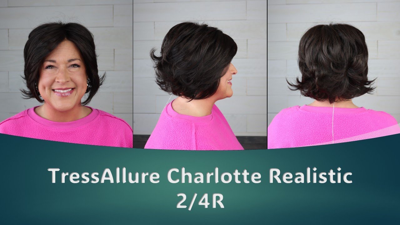 Этот парик обладает невероятным объемом без перманентного макияжа | TressAllure Charlotte Realist...
