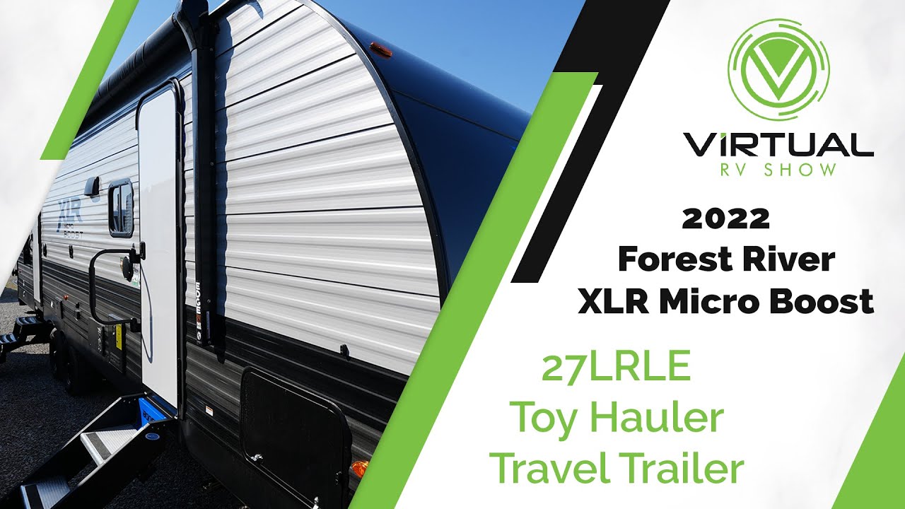2022 XLR Micro Boost 27LRLE Toy Hauler Travel Trailer Walk-Through