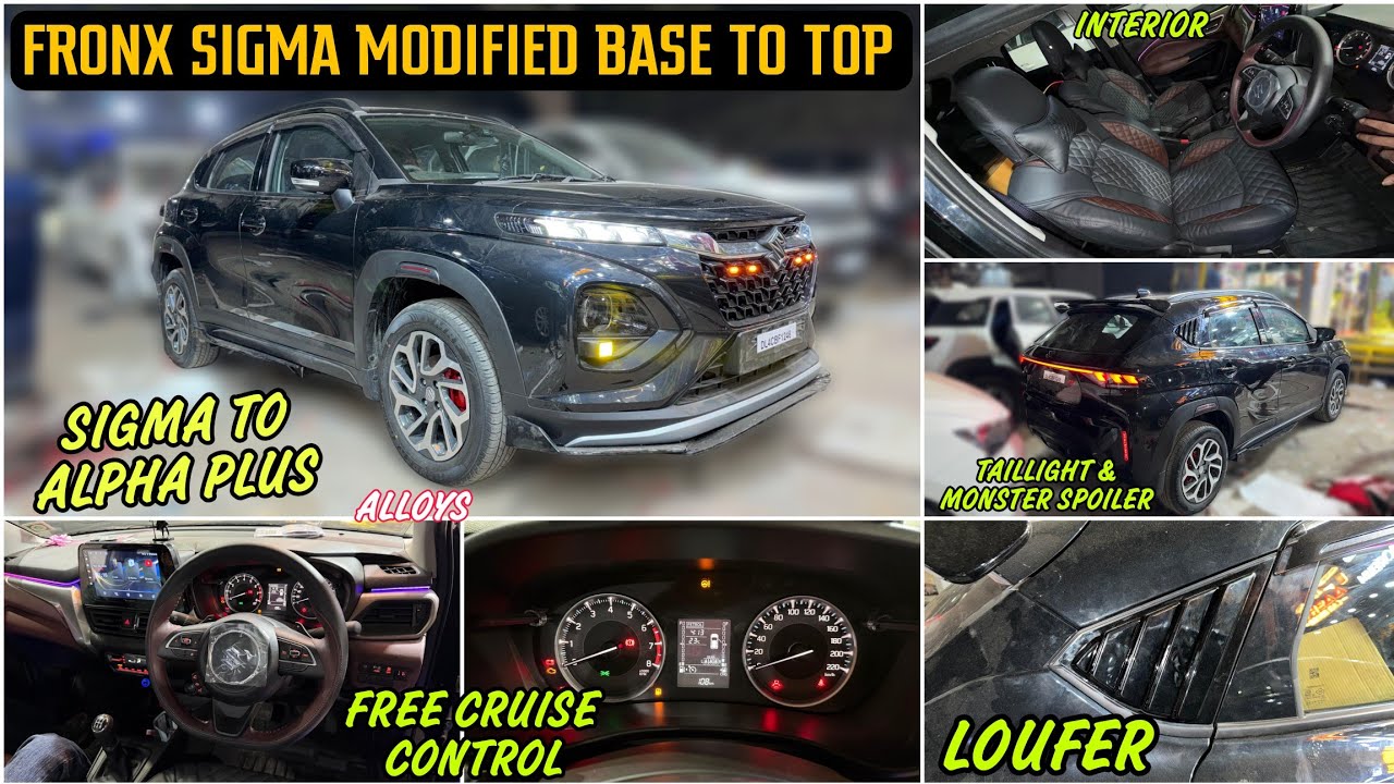 Maruti Suzuki Fronx Sigma Modified With Price ✅ Fronx 2026 Modification ✅ Fronx Modified ✅